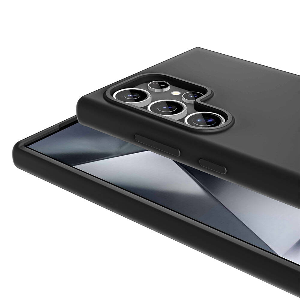 Samsung Galaxy S24 Ultra Uyumlu Kılıf Magsafe Şarj Özellikli Sıvı Teknolojili Silinebilir Sert Zore Kivi Kapak - 5