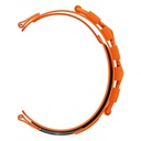 Huawei GT2 42mm Uyumlu Zore KRD-112 20mm Orbital Örgülü Halat Tasarımlı Naylon Kumaş Hasır Kordon - 1