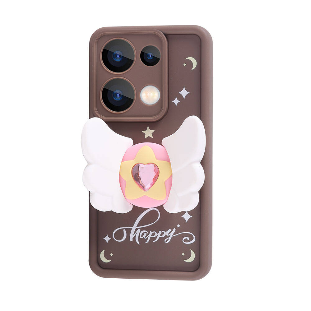 Xiaomi Redmi Note 13 Pro 4G Uyumlu Kılıf Kamera Korumalı Figür Tasarımlı Zore Kapya Kapak - 3