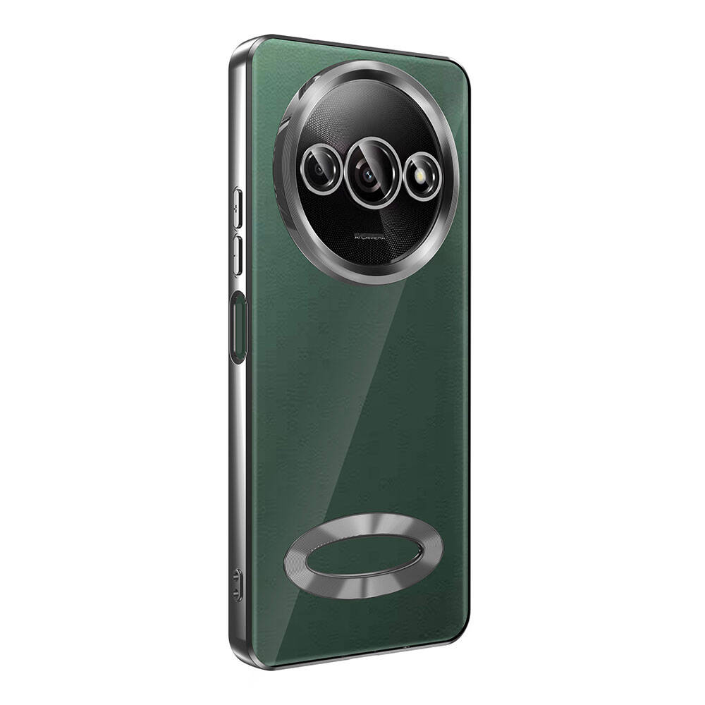 Xiaomi Redmi A3 4G 2024 Kılıf Kamera Korumalı Logo Gösteren Zore Omega Kapak - 1