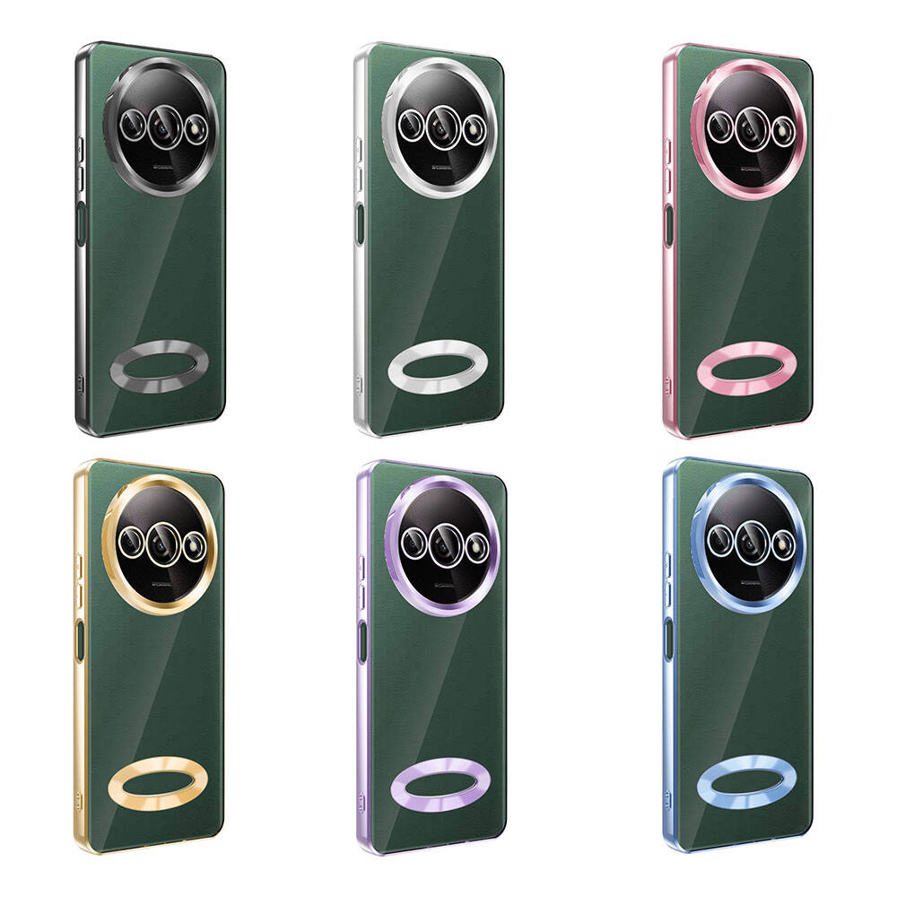 Xiaomi Redmi A3 4G 2024 Kılıf Kamera Korumalı Logo Gösteren Zore Omega Kapak - 7