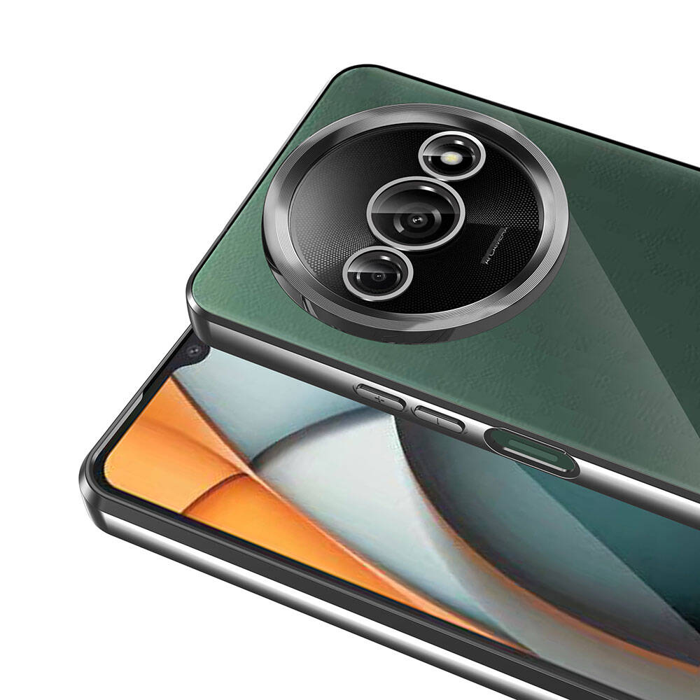 Xiaomi Redmi A3 4G 2024 Kılıf Kamera Korumalı Logo Gösteren Zore Omega Kapak - 8