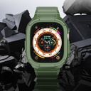 Apple Watch Ultra 49mm Uyumlu Wiwu Wi-WB014 Armor Serisi 2in1 Sert PC Kasa Koruyuculu Silikon Kordon - 7