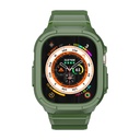 Apple Watch Ultra 49mm Uyumlu Wiwu Wi-WB014 Armor Serisi 2in1 Sert PC Kasa Koruyuculu Silikon Kordon - 8