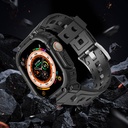Apple Watch Ultra 49mm Uyumlu Wiwu Wi-WB014 Armor Serisi 2in1 Sert PC Kasa Koruyuculu Silikon Kordon - 11