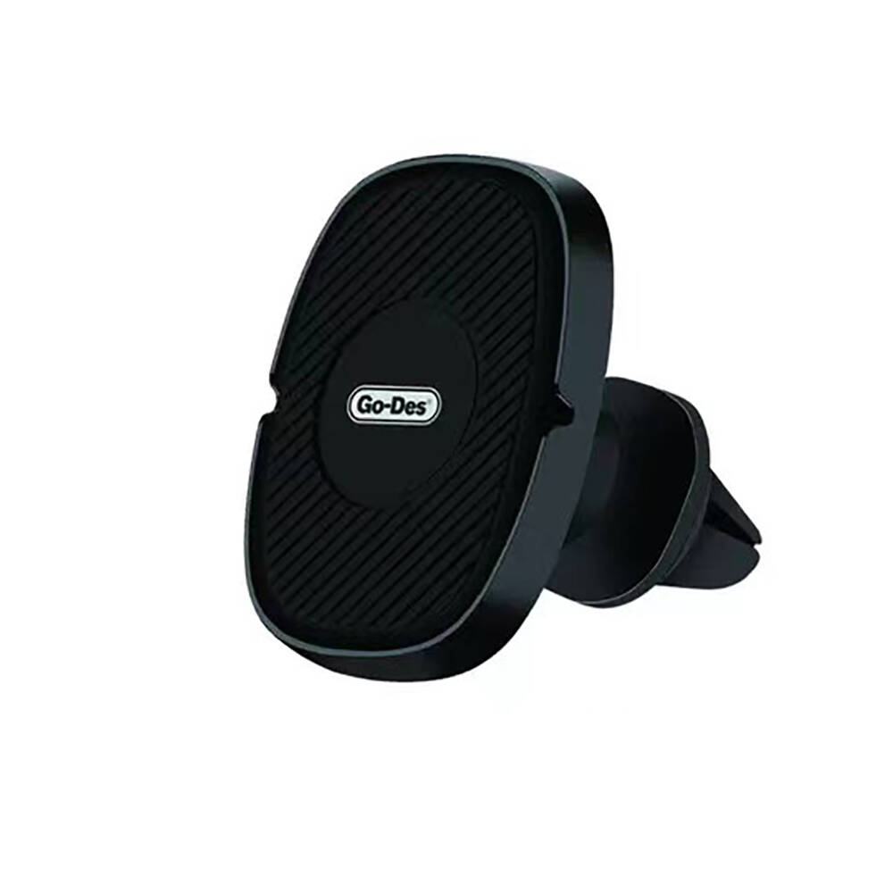 Go Des GD-HD666S Güçlü Magnetik 360° Dönebilen 2in1 Havalandırma ve Düz Zemin Araç Telefon Tutucu - 1