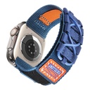 Apple Watch 44mm Uyumlu Zore KRD-112 Orbital Örgülü Halat Tasarımlı Naylon Kumaş Hasır Kordon - 4