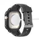 Apple Watch 7 45mm Uyumlu Wiwu Wi-WB014 Armor Serisi 2in1 Sert PC Kasa Koruyuculu Silikon Kordon - 8