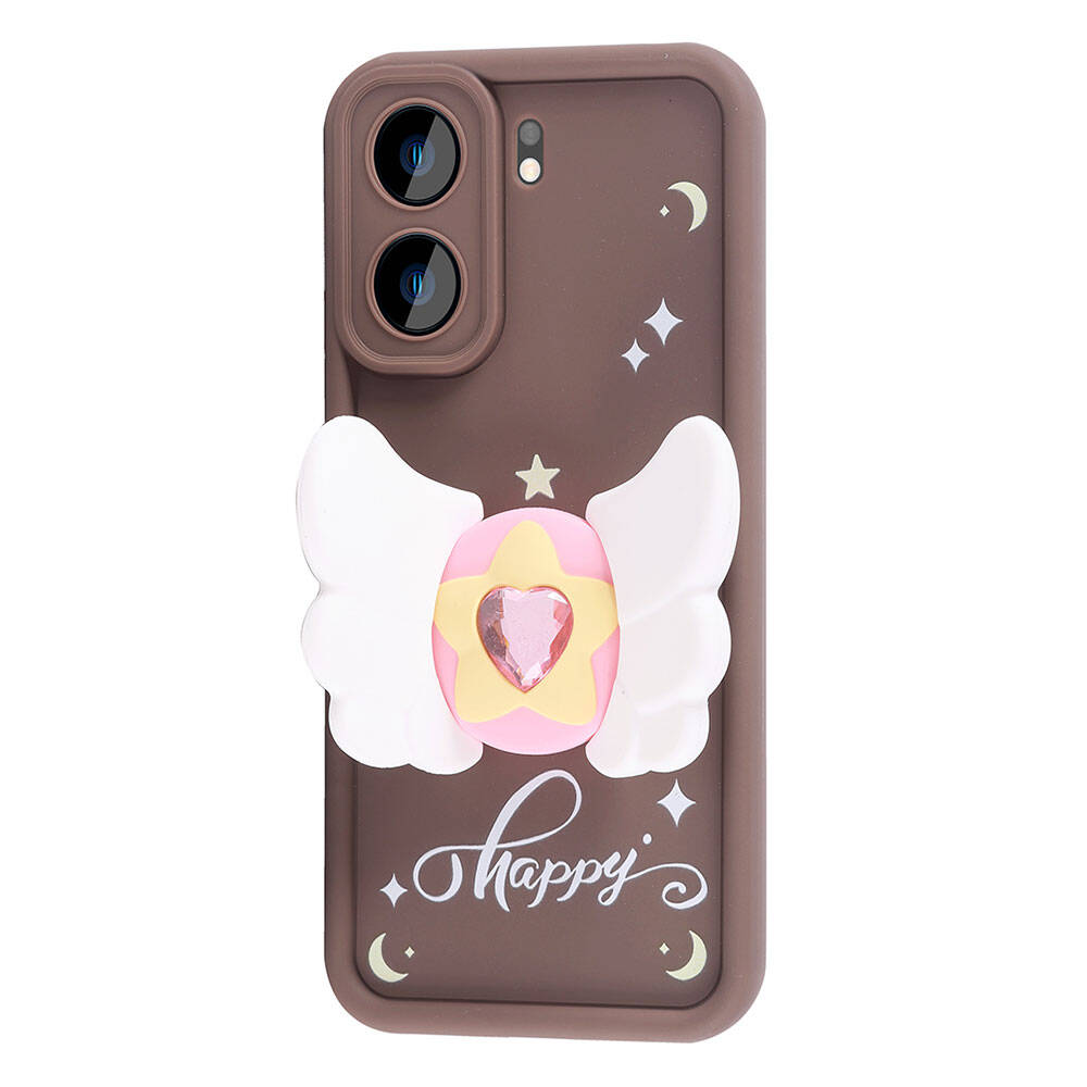 Xiaomi Redmi 13C Uyumlu Kılıf Kamera Korumalı Figür Tasarımlı Zore Kapya Kapak - 3