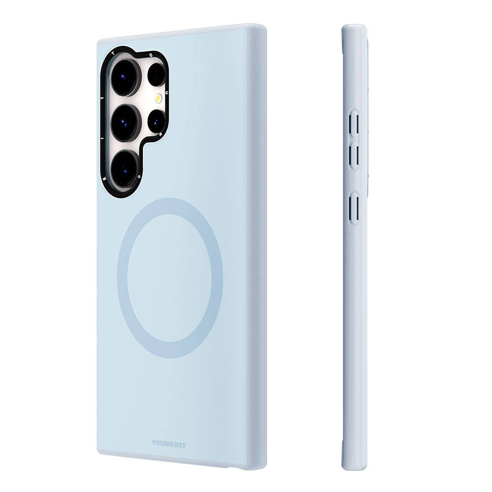 Samsung Galaxy S24 Ultra Uyumlu Kılıf Magsafe Şarj Özellikli Çizilmeye Ve Aşınmaya Dayanıklı Youngkit Velvet Serisi Kapak - 2