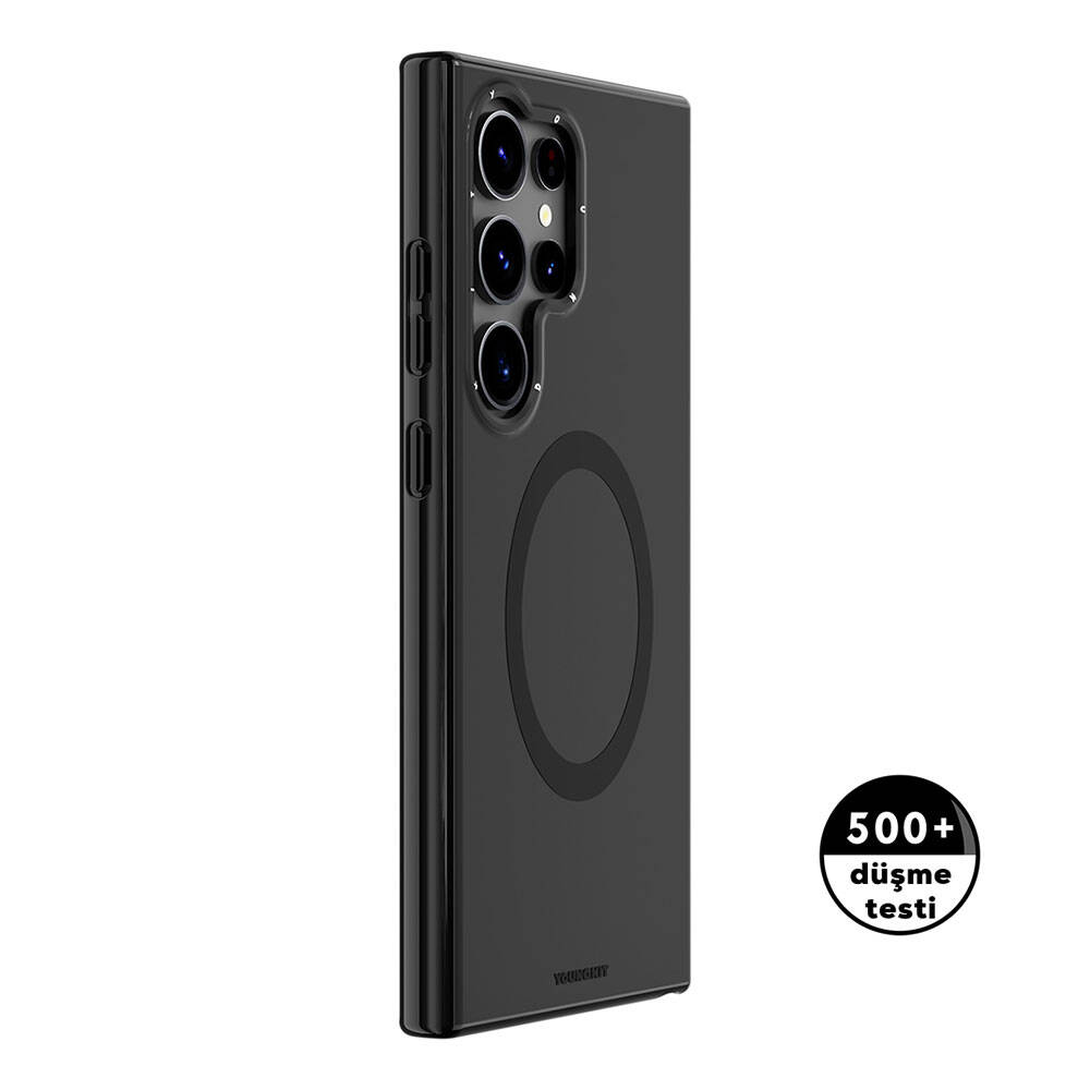 Samsung Galaxy S24 Ultra Uyumlu Kılıf Magsafe Şarj Özellikli Çizilmeye Ve Aşınmaya Dayanıklı Youngkit Velvet Serisi Kapak - 6