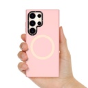 Samsung Galaxy S24 Ultra Uyumlu Kılıf Magsafe Şarj Özellikli Çizilmeye Ve Aşınmaya Dayanıklı Youngkit Velvet Serisi Kapak - 7