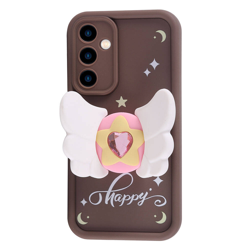 Samsung Galaxy A05S Uyumlu Kılıf Kamera Korumalı Figür Tasarımlı Zore Kapya Kapak - 1