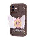 Apple iPhone 11 Uyumlu Kılıf Kamera Korumalı Figür Tasarımlı Zore Kapya Kapak - 4