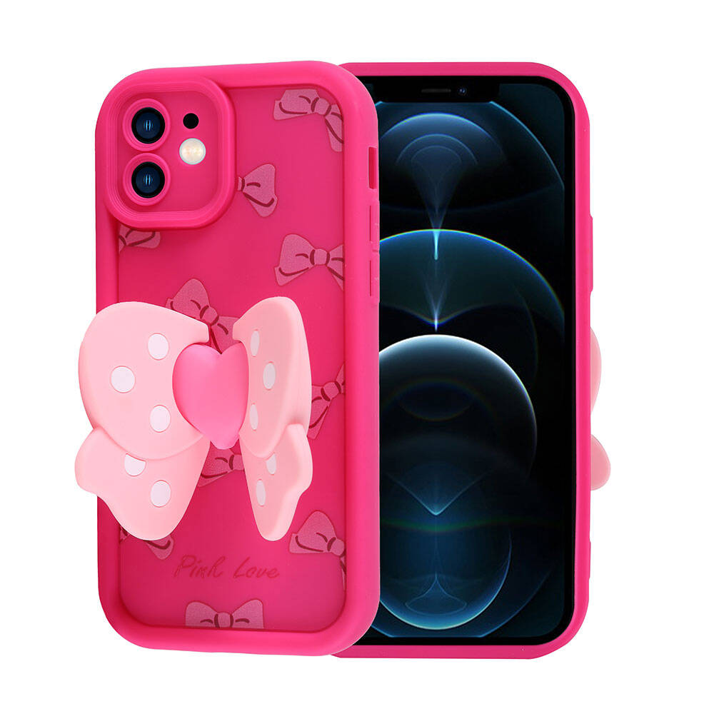 Apple iPhone 12 Uyumlu Kılıf Kamera Korumalı Figür Tasarımlı Zore Kapya Kapak - 2