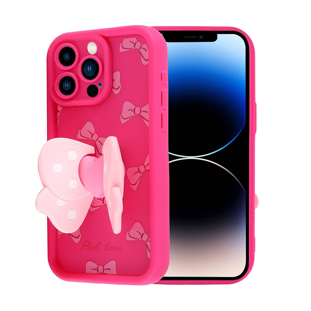 Apple iPhone 14 Pro Uyumlu Kılıf Kamera Korumalı Figür Tasarımlı Zore Kapya Kapak - 1