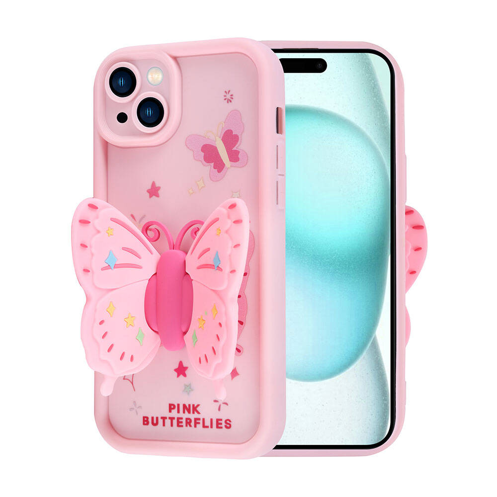 Apple iPhone 15 Plus Uyumlu Kılıf Kamera Korumalı Figür Tasarımlı Zore Kapya Kapak - 3