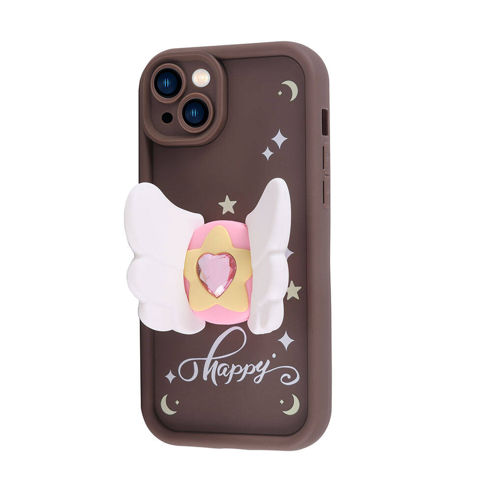 Apple iPhone 15 Plus Uyumlu Kılıf Kamera Korumalı Figür Tasarımlı Zore Kapya Kapak - 5