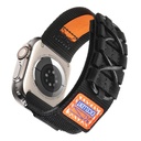 Apple Watch Ultra 49mm Uyumlu Zore KRD-112 Orbital Örgülü Halat Tasarımlı Naylon Kumaş Hasır Kordon - 3
