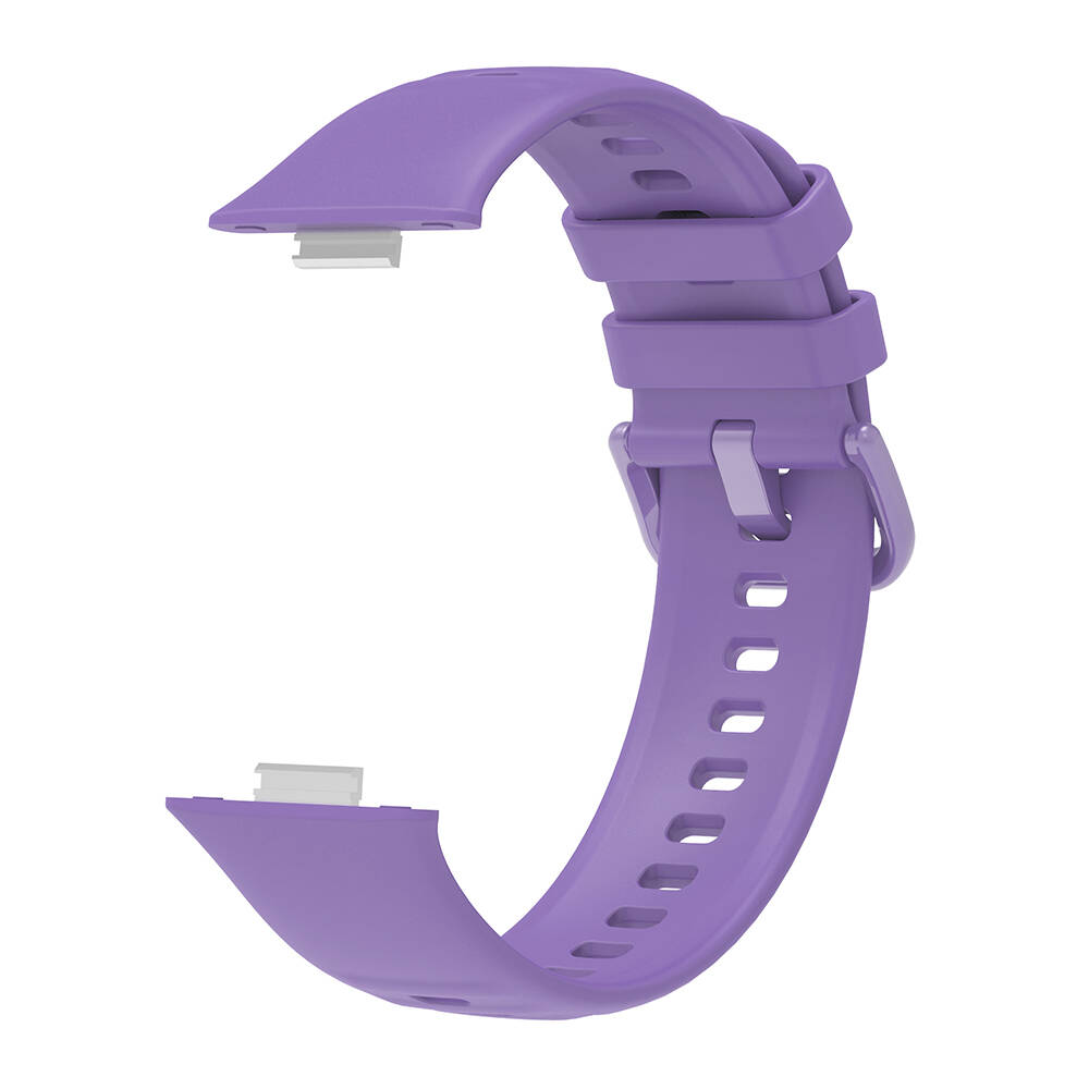 Huawei Watch Fit Uyumlu 3 Band Serisi Klasik Kordon Silikon Strap Kayış - 4