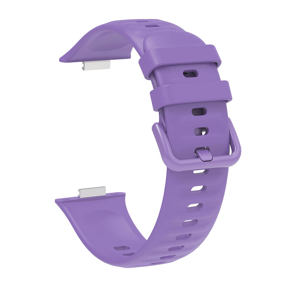 Huawei Watch Fit Uyumlu 3 Band Serisi Klasik Kordon Silikon Strap Kayış - 5