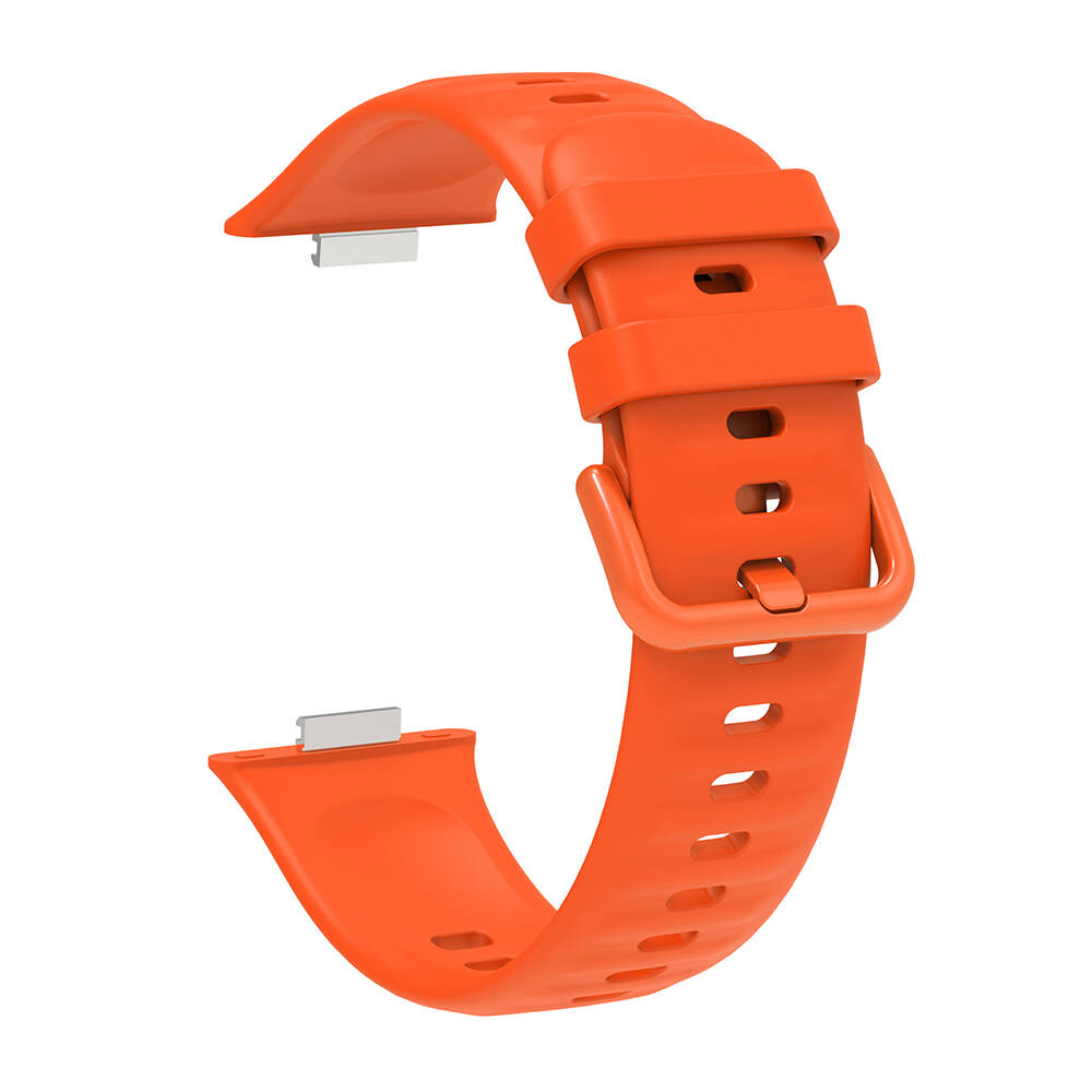 Huawei Watch Fit Uyumlu 3 Band Serisi Klasik Kordon Silikon Strap Kayış - 22