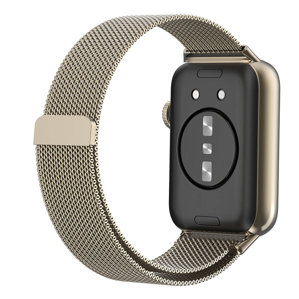 Huawei Watch Fit Uyumlu 3 Zore KRD-01 Metal Kordon - 1