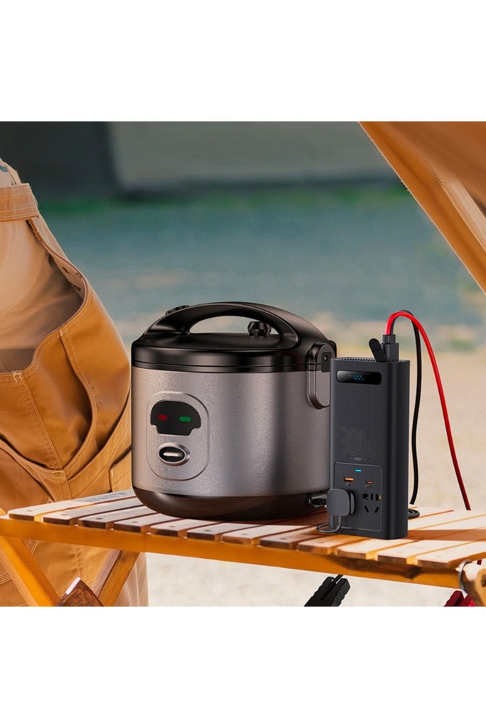 Baseus IGBT Power Inverter 300W Ac 220V Araç Içi Çakmak Çevirici Elektrik Dönüştürücü