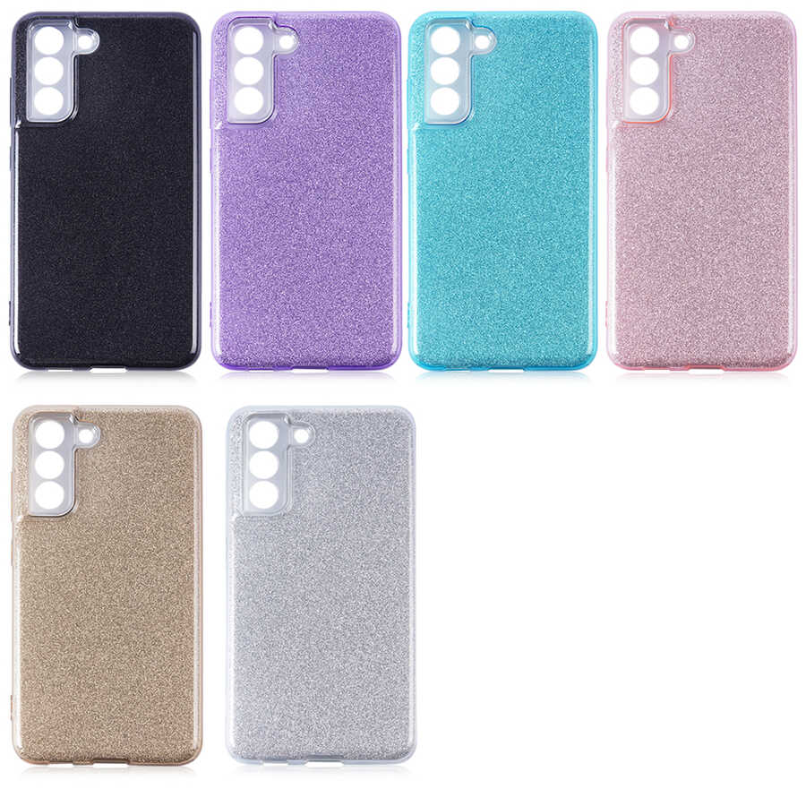 Samsung Galaxy S21 FE Uyumlu Kılıf Zore Shining Silikon - 1
