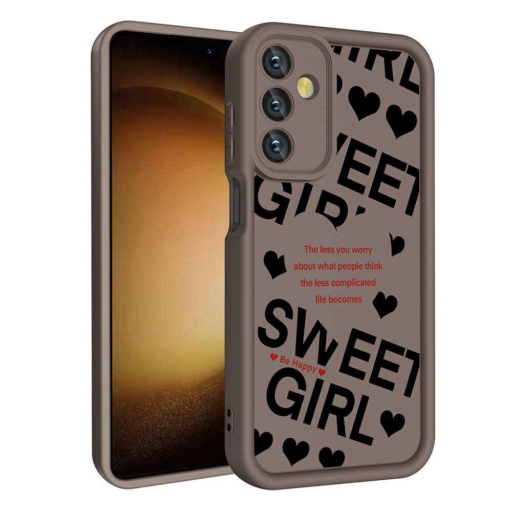 Samsung Galaxy A05S Uyumlu Kılıf Kamera Korumalı Baskılı Arka Yüzey Zore Klas Kapak - 1