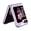 Samsung Galaxy Z Flip Uyumlu 6 Kılıf Zore Full Camlı Kıpta Kapak - 7