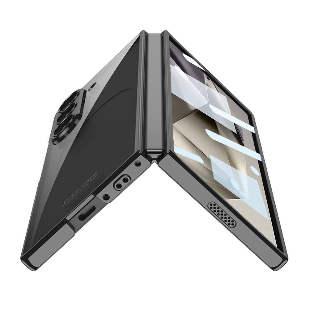 Galaxy Z Fold 6 Kılıf Zore Full Camlı Kıpta Kapak - 1