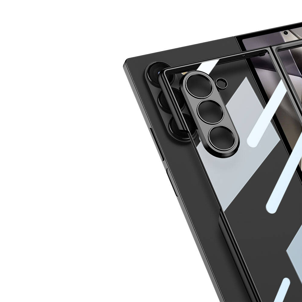 Galaxy Z Fold 6 Kılıf Zore Full Camlı Kıpta Kapak - 3