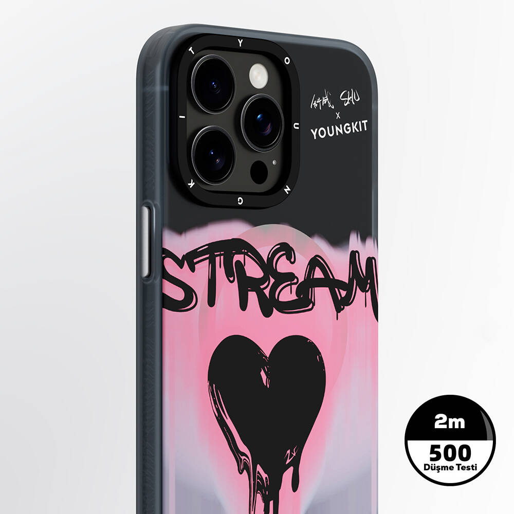 Apple iPhone 14 Pro Max Uyumlu Kılıf Magsafe Şarj Özellikli Shu Tasarımlı Youngkit Dreamland Serisi Kapak - 2