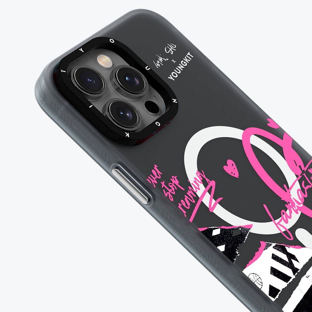 Apple iPhone 14 Pro Max Uyumlu Kılıf Magsafe Şarj Özellikli Shu Tasarımlı Youngkit Dreamland Serisi Kapak - 3