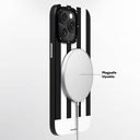 Apple iPhone 14 Pro Uyumlu Kılıf Magsafe Şarj Özellikli Youngkit Striped Piano Keys Serisi Kapak - 6