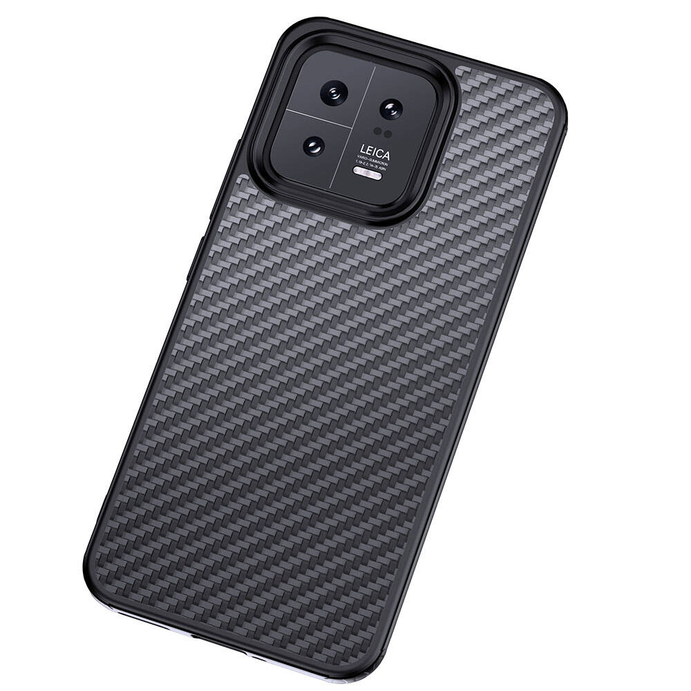 Xiaomi Mi 13 Pro Uyumlu Kılıf Aramid Karbon Fiber Magsafe Özellikli Wlons Radison Kapak - 7