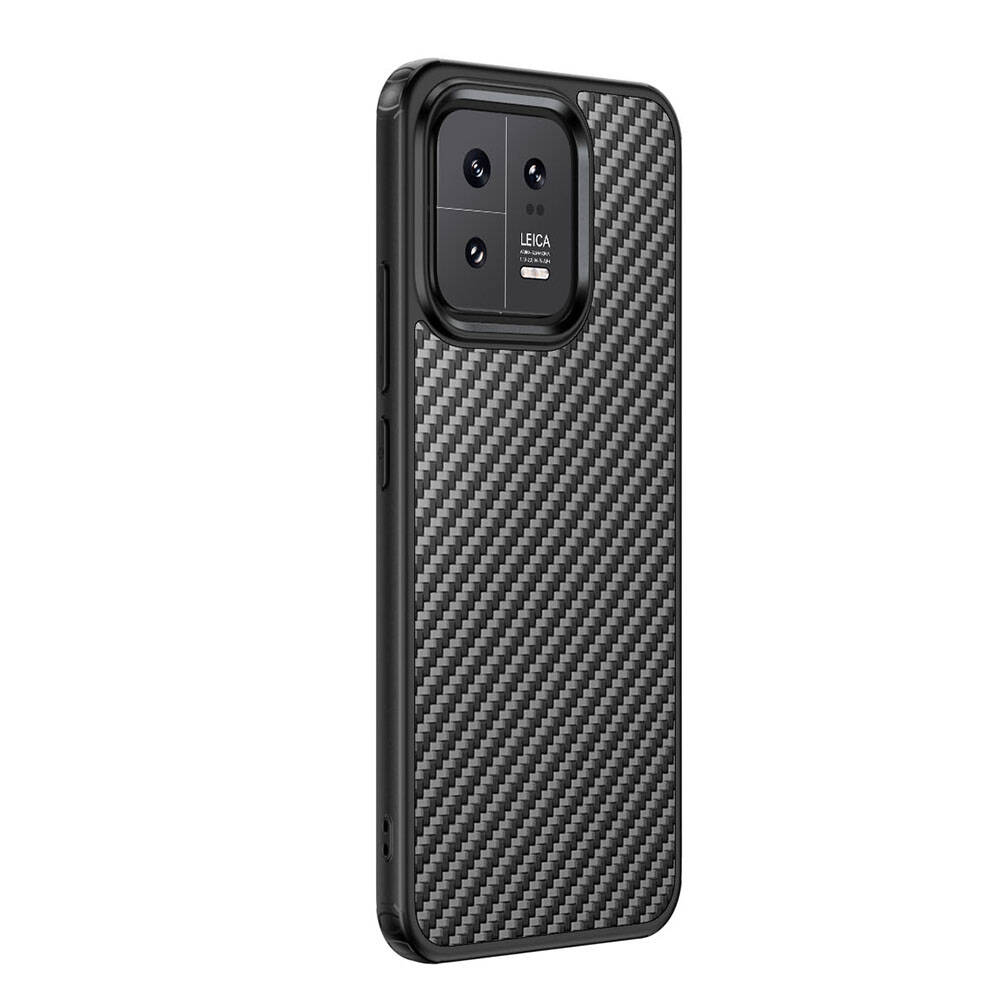 Xiaomi Mi 13 Pro Uyumlu Kılıf Aramid Karbon Fiber Magsafe Özellikli Wlons Radison Kapak - 12