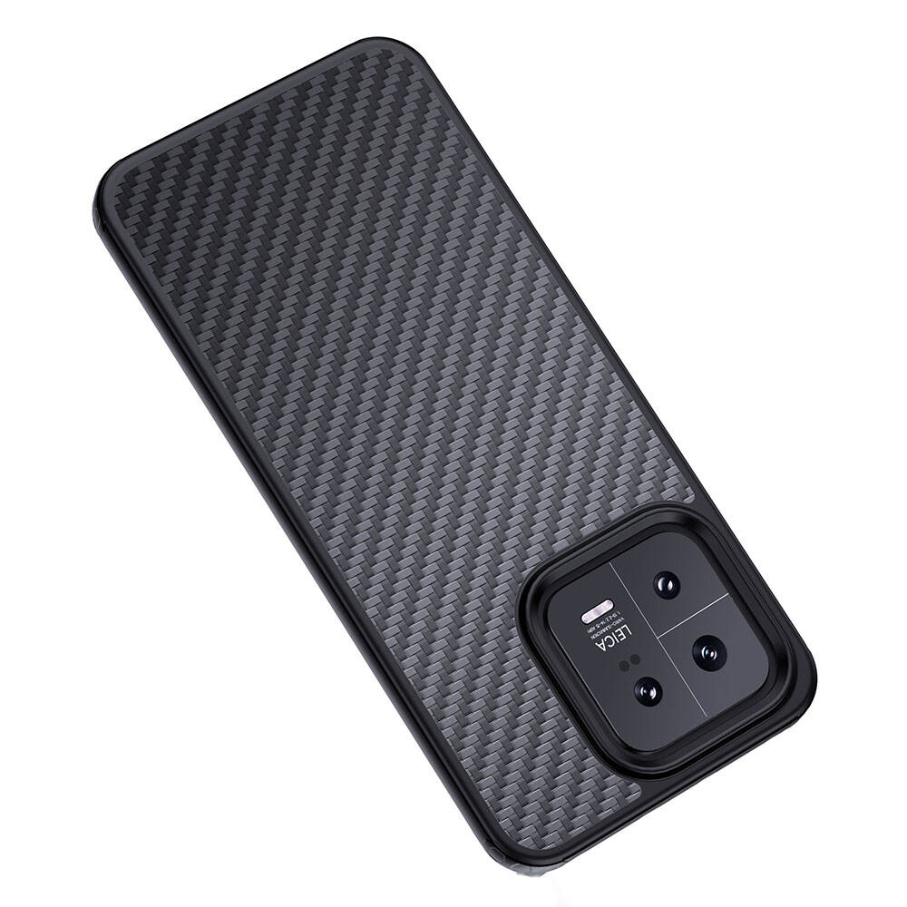 Xiaomi Mi 13 Pro Uyumlu Kılıf Aramid Karbon Fiber Magsafe Özellikli Wlons Radison Kapak - 19