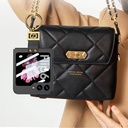 Samsung Galaxy Z Flip 6 Uyumlu Kılıf Zore Z Harfli Yüzüklü Kıpta Kapak - 2