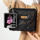 Samsung Galaxy Z Flip 6 Uyumlu Kılıf Zore Yüzüklü Kıpta Kapak - 5