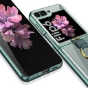 Samsung Galaxy Z Flip 6 Uyumlu Kılıf Zore Yüzüklü Kıpta Kapak - 7