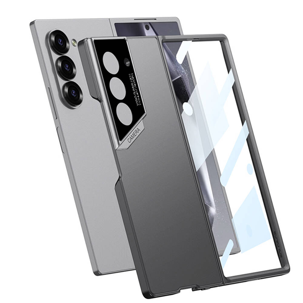 Samsung Galaxy Z Fold 6 Uyumlu Kılıf Ultra İnce Kamera Korumalı Sert Rubber Zore 3. Seri Procase Kapak - 1