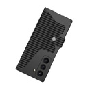 Samsung Galaxy Z Fold 6 Uyumlu Kılıf Kamera Korumalı Karbon Tasarımlı Zore Kıpta Kalemli Fest Kapak - 1