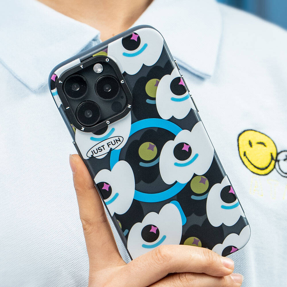 Apple iPhone 14 Pro Uyumlu Kılıf Magsafe Şarj Özellikli Youngkit Happy View Serisi Kapak - 3