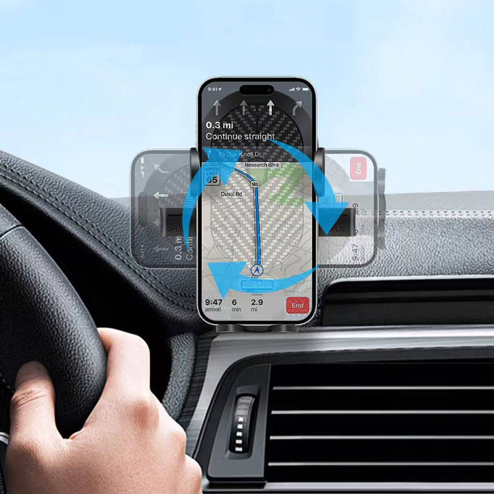 Go Des GD-HD642 360° Dönebilen Vantuzlu Tasarım Araç Telefon Tutucu - 2