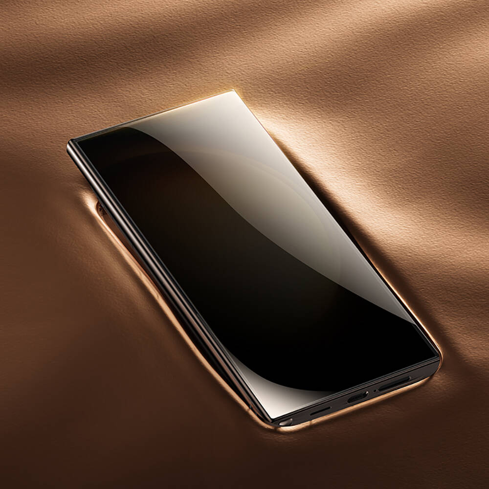 Samsung Galaxy S24 Ultra Uyumlu Hidrofobik Ve Oleofobik Özellikli Benks Privacy Air Shield Ekran Koruyucu 10'lu Paket - 3