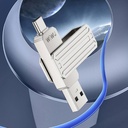 Wiwu Wi-FD001 3in1 USB3.2 Sürücü Disk USB-A + Lightning + Type-C OTG 128 GB - 14