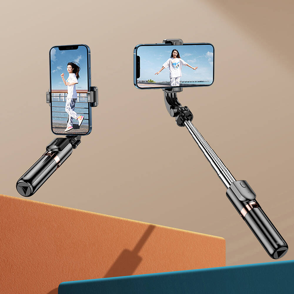 Wiwu Wi-SE011 Dolgu Işıklı Teleskopik Tripod ve Mini Selfie Çubuğu - 6