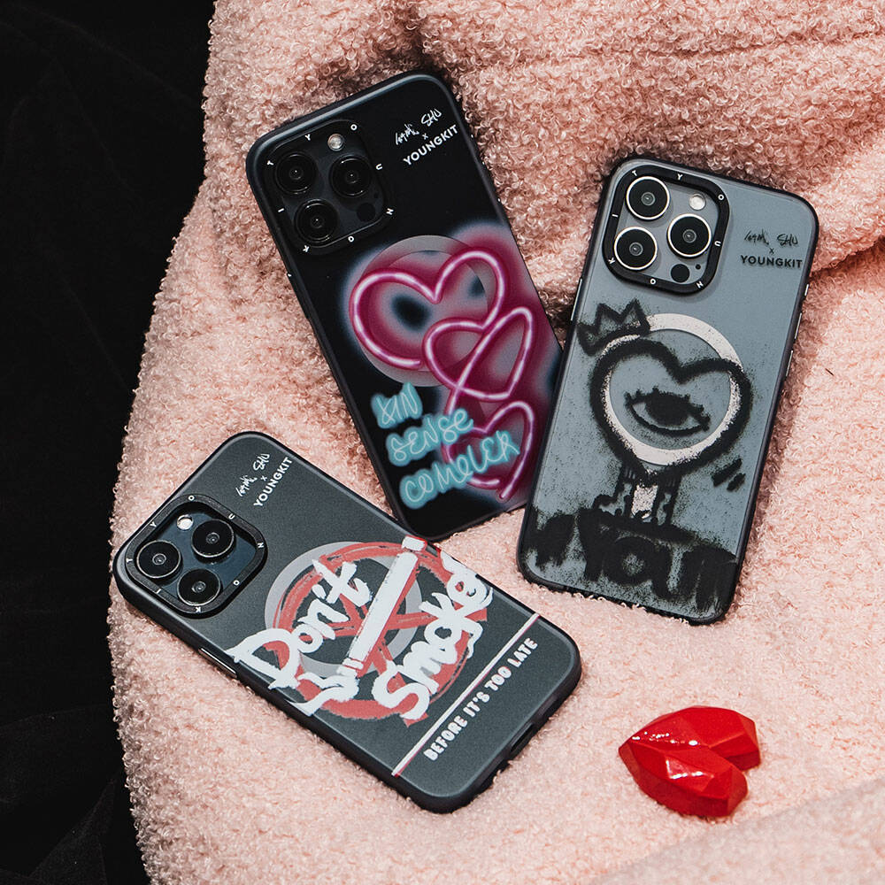 Apple iPhone 14 Pro Uyumlu Kılıf Magsafe Şarj Özellikli Shu Tasarımlı Youngkit City Serisi Kapak - 6